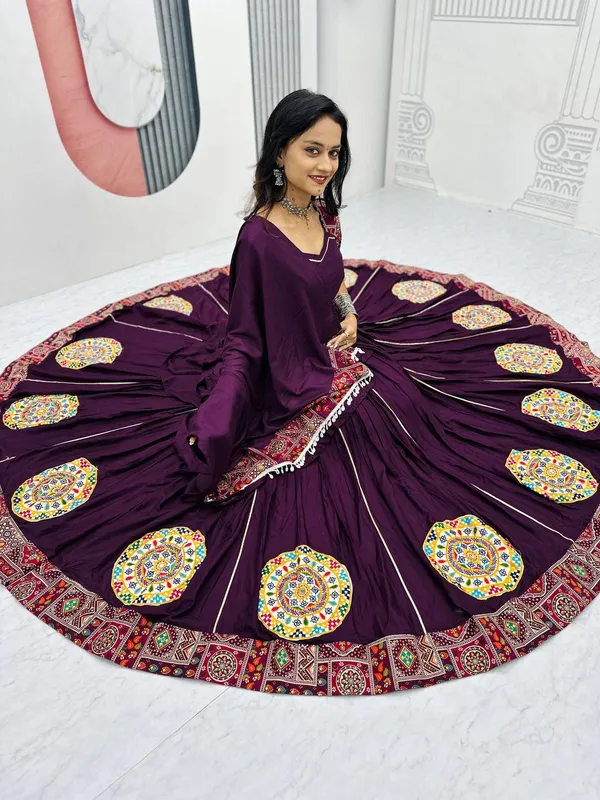 Purple_Digital_Patola_Print_Traditional_Lehenga_Choli_For_Women