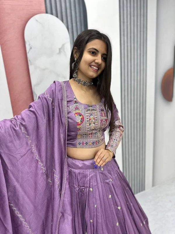 Baby_Pink_Digital_Patola_Print_Traditional_Lehenga_Choli_For_Women