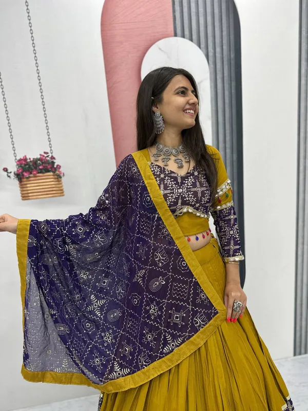 Yellow_Digital_Patola_Print_Traditional_Lehenga_Choli_For_Women