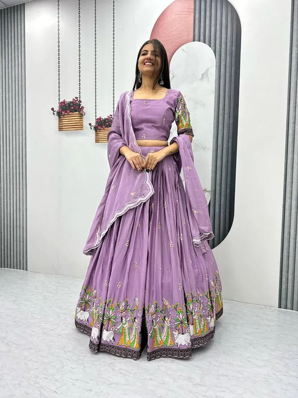 Pink_Digital_Patola_Print_Traditional_Lehenga_Choli_For_Women