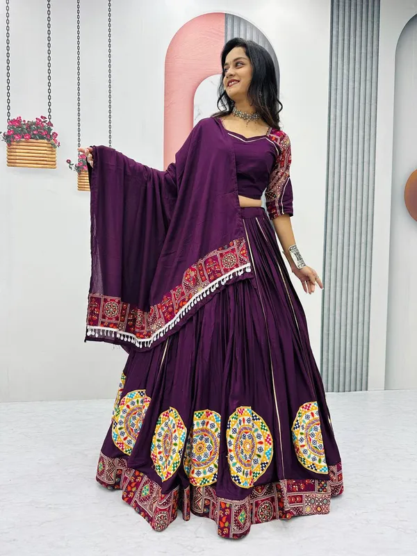 Purple_Digital_Patola_Print_Traditional_Lehenga_Choli_For_Women