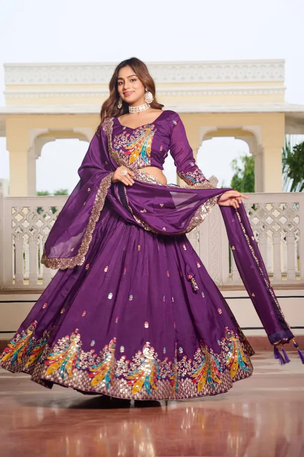 Purple_Digital_Patola_Print_Traditional_Lehenga_Choli_For_Women