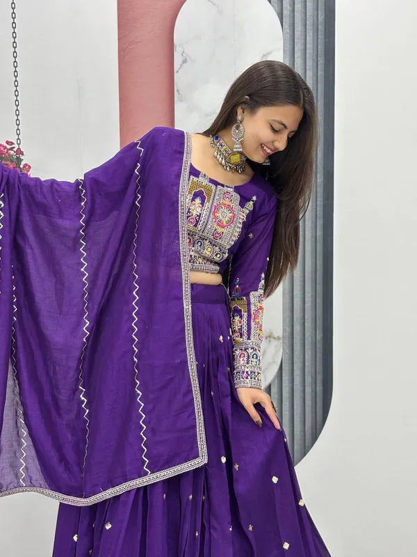 Navy_Blue_Digital_Patola_Print_Traditional_Lehenga_Choli_For_Women