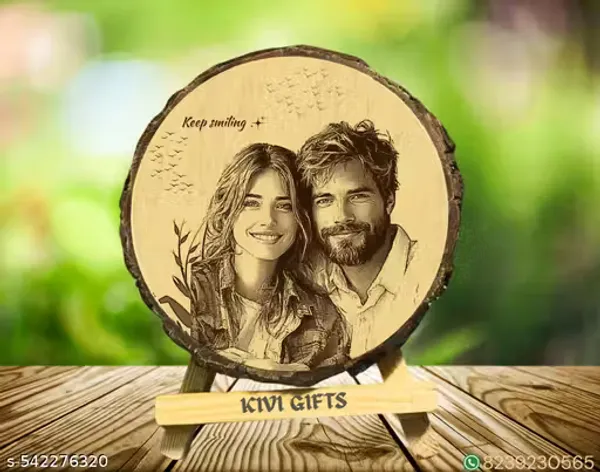 Customized_Engraved_Natural_Wooden_Frame_On_Mango_Wood__-_Round_Shape