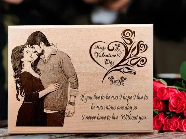 Personalised/Customized_Honey_Brown_Horizontal_SteamBeech_Wood_Plaque_(_4/6_inch)_For_Rakhi,_Birthday,_Love_Anniversary,_Mothers_Day