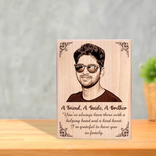 Honey_Brown_Gifts_&_Crafts_Personalized/Customized_Engraved__SteamBeech_Wooden_Plaque_6X4_|_Customized_Wood_Photo_Frame_for_Anniversary,_Birthday,_Rakhi,__Making_Memorys