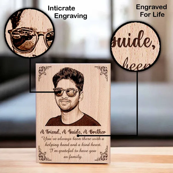 Honey_Brown_Gifts_&_Crafts_Personalized/Customized_Engraved__SteamBeech_Wooden_Plaque_6X4_|_Customized_Wood_Photo_Frame_for_Anniversary,_Birthday,_Rakhi,__Making_Memorys