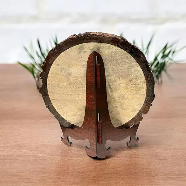 Customizable_Engraved_On_Wood_Photo_Frame__-__Round_Shape