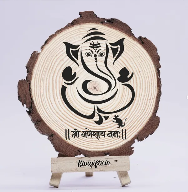 Engraved_On_Wood__Lord_Ganesha_Frame_For_Religious_&_Devotional