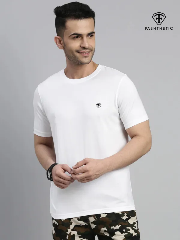 White_Cotton_Comfort_T-Shirt_For_Adult