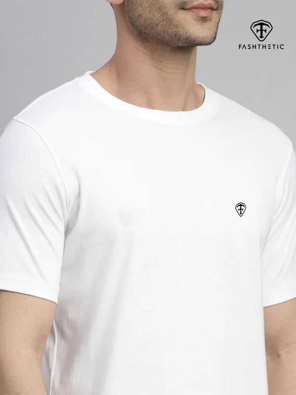White_Cotton_Comfort_T-Shirt_For_Adult