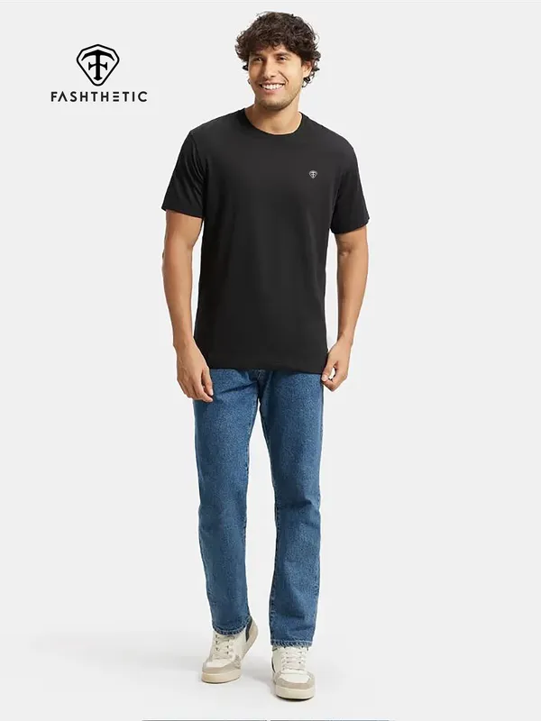 Black_Cotton_Urban_Classic_Round_Neck_T_Shirt_For_Adult