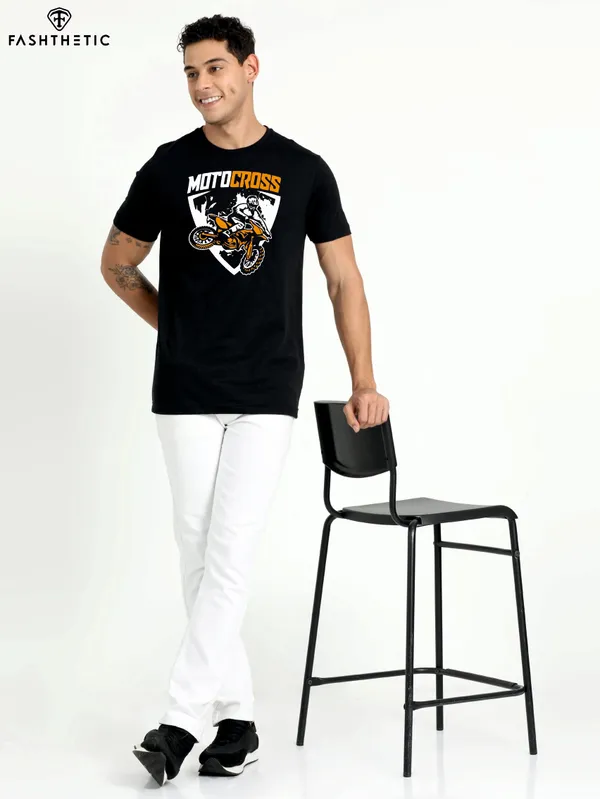 Black_Cotton_Moto_Cross_Bike_2_T-Shirt_For_Men