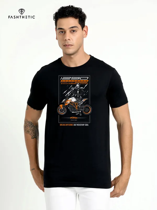 Black_Cotton_Moto_Cross_Ktm_T-Shirt_For_Men
