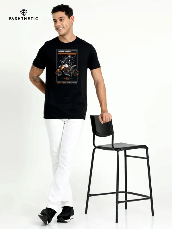 Black_Cotton_Moto_Cross_Ktm_T-Shirt_For_Men