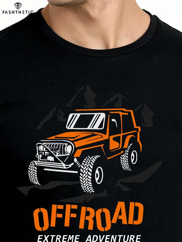 Black_Cotton_Moto_Cross_Zeep_T-Shirt_For_Men