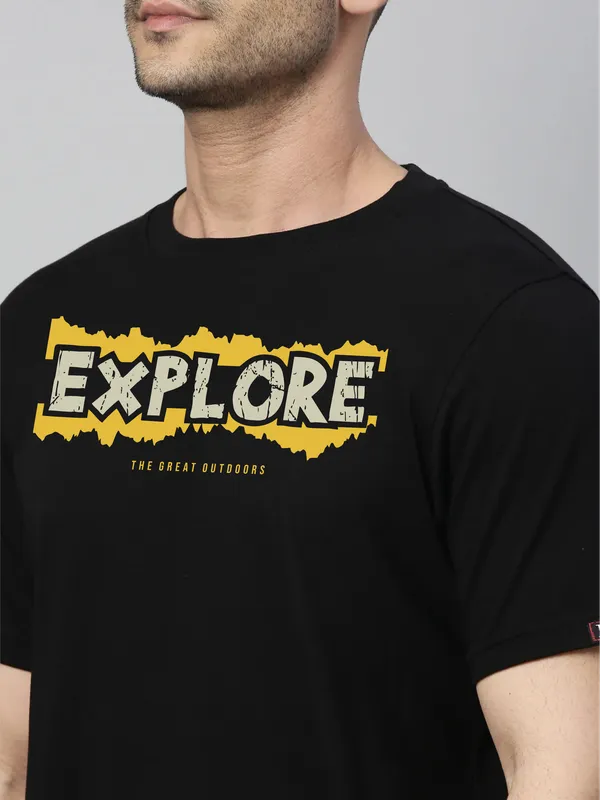 Black_Cotton_Explore_The_Great_Outdoor_T_Shirt_For_Adults