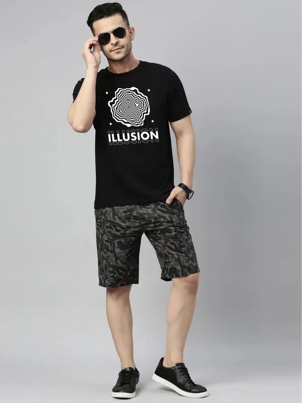 Black_Cotton_Illusion_T_Shirt_For_Adults