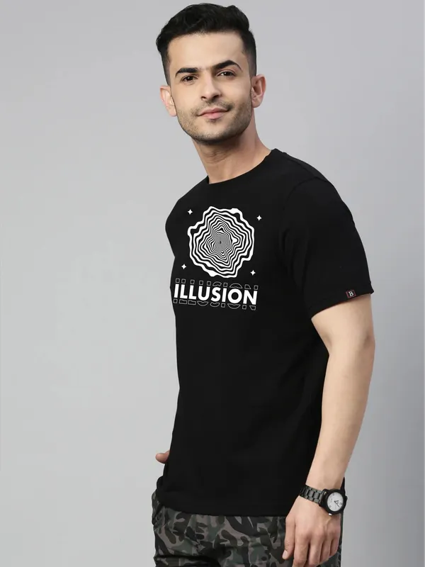 Black_Cotton_Illusion_T_Shirt_For_Adults