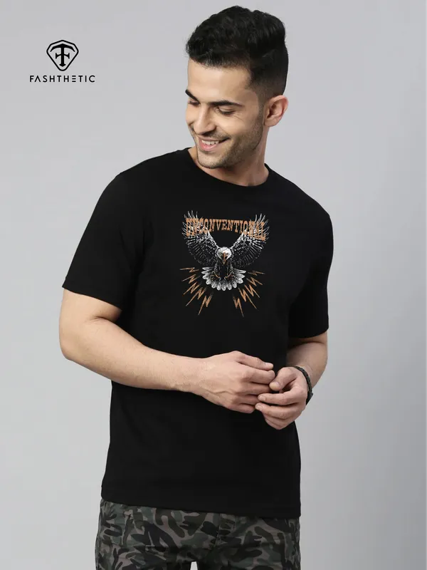 Black_Cotton_Unconventional_T_Shirt_For_Adults