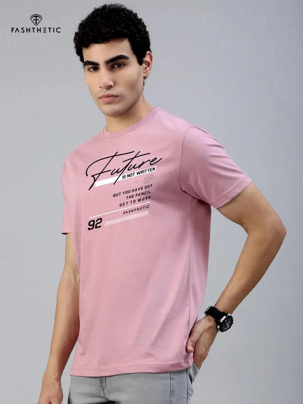 Light_Pink_Cotton_Future_T_Shirt_For_Adults