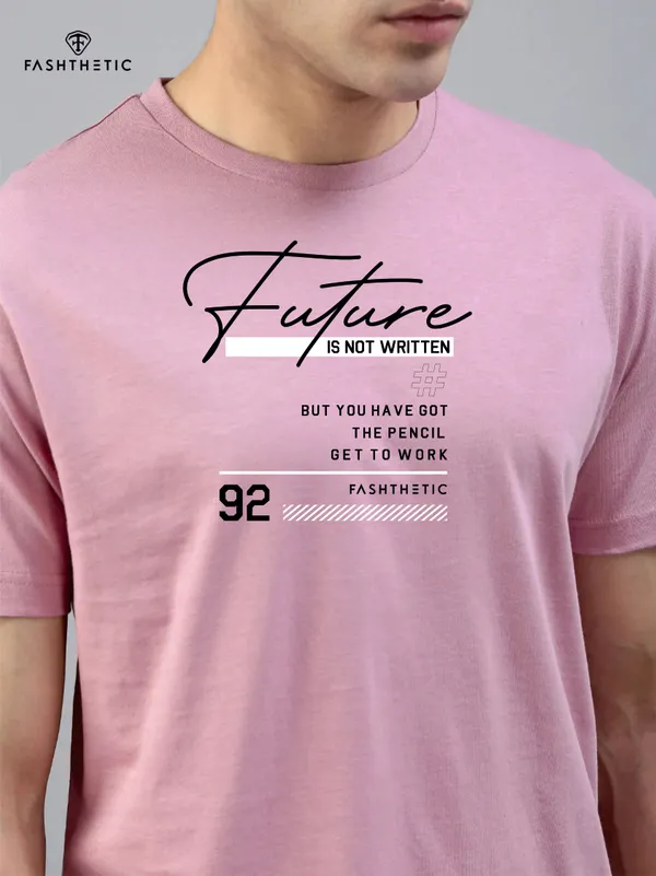 Light_Pink_Cotton_Future_T_Shirt_For_Adults
