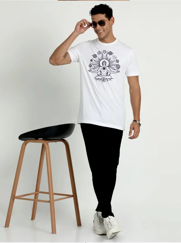 White_Cotton_God_Universe_T_Shirt_For_Adults
