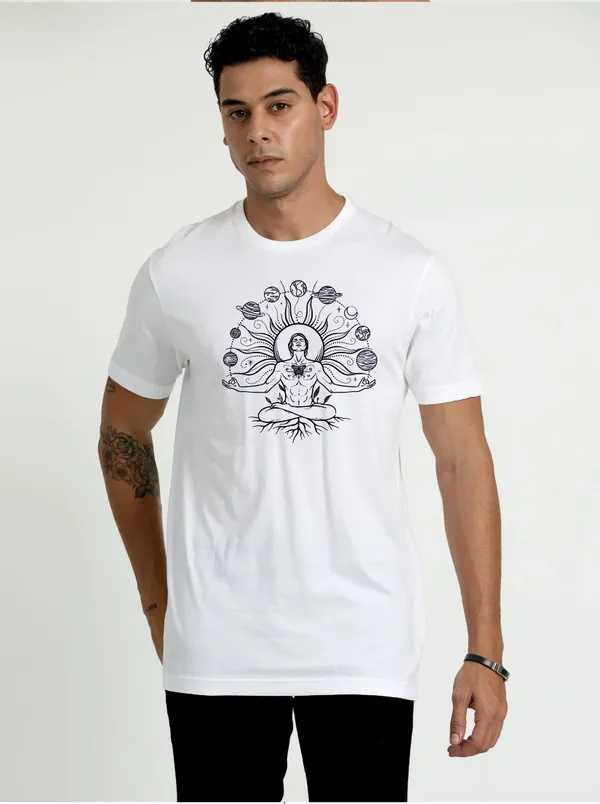 White_Cotton_God_Universe_T_Shirt_For_Adults