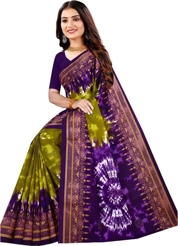 Multicolor_Pure_Cotton_Printed_Saree_For_Women