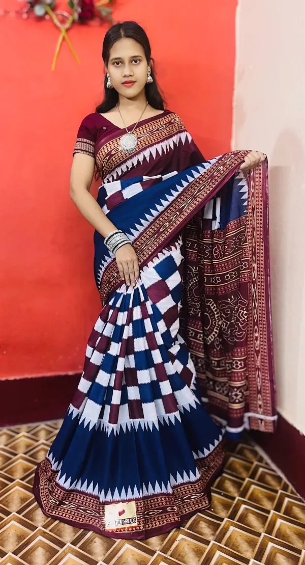 Pure_cotton_Sambalpuri_printed_saree