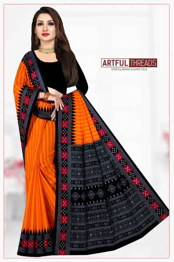 Artful_Threads_Pure_cotton_Sambalpuri_printed_saree