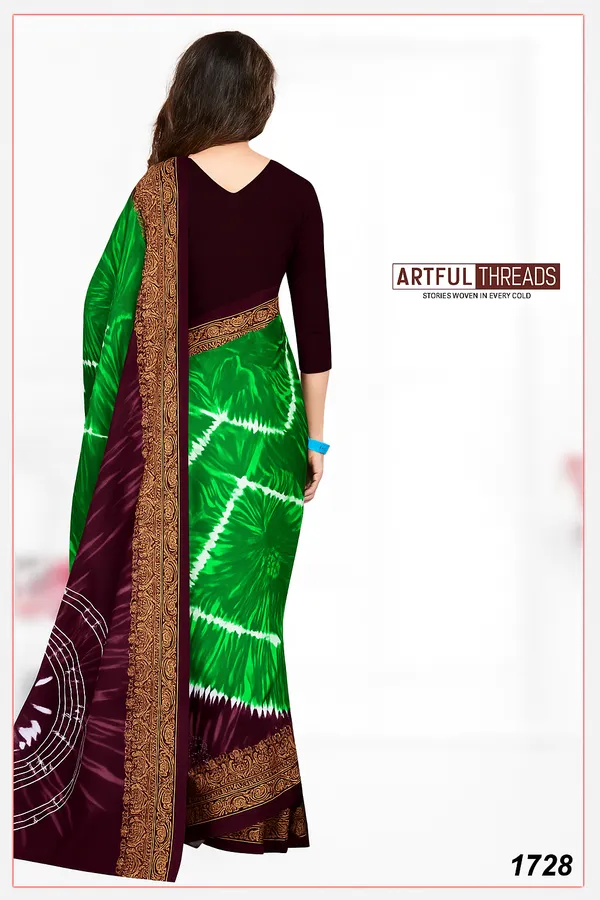 Green_&_Wine_Pure_Cotton_Sambalpuri_Printed_Saree_Push_Premium_For_Women