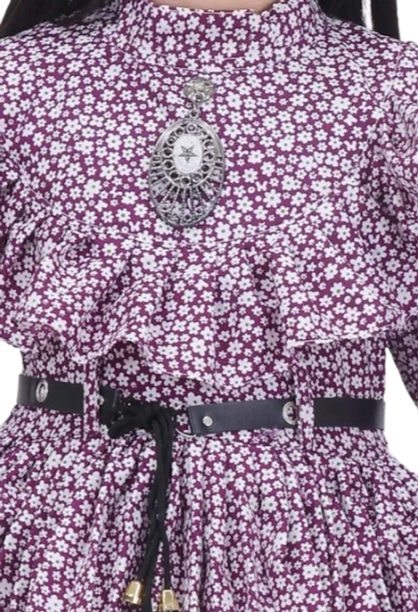 Star_Print_Frock_Purple