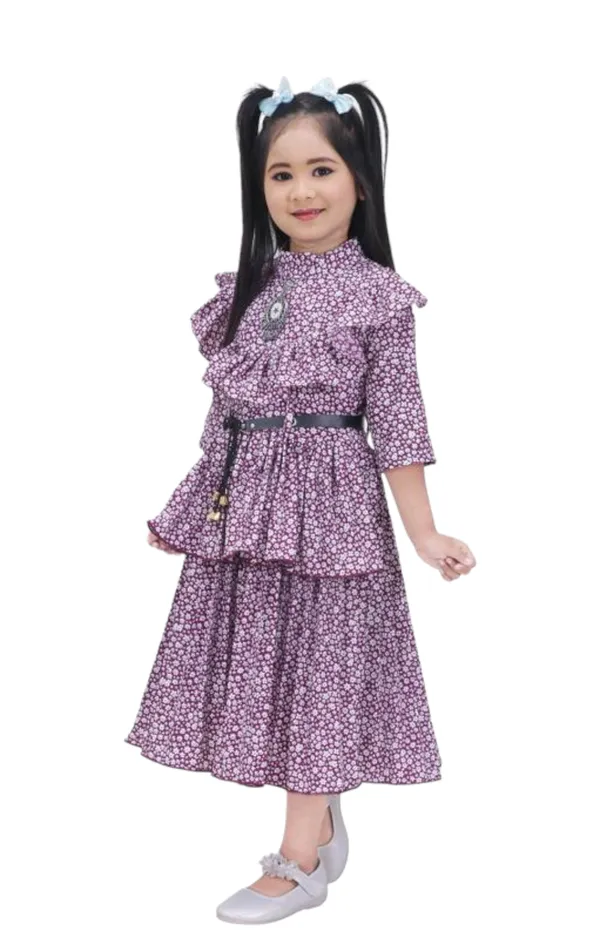 Star_Print_Frock_Purple