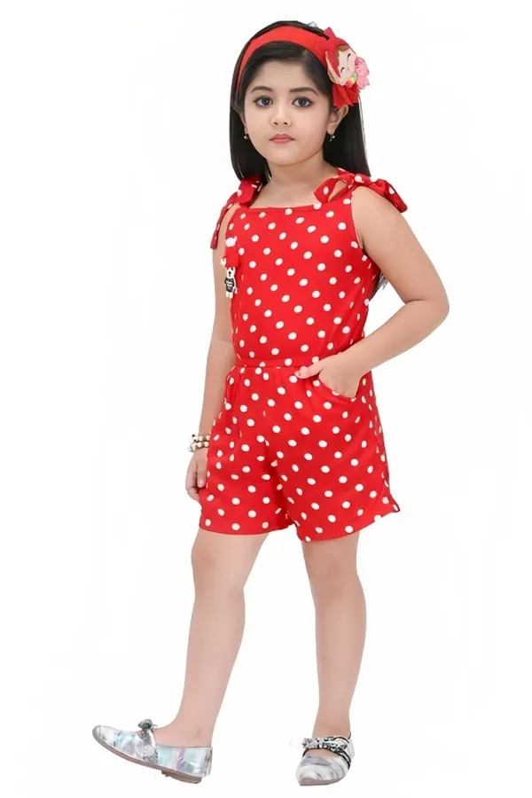 Red_Sleeveless_Premium_Quality_Jumpsuit_For_Girls