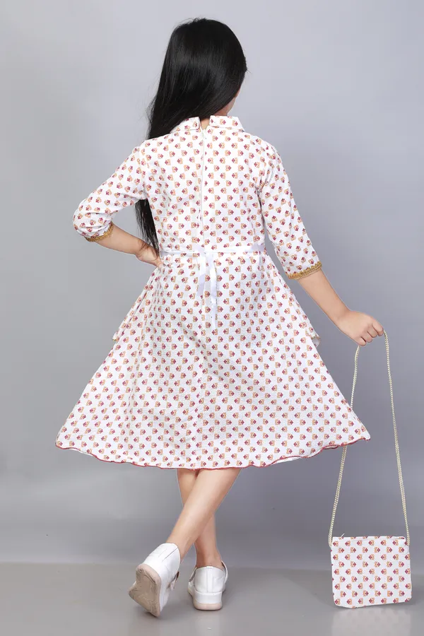 Rayon_Print_frock_Red