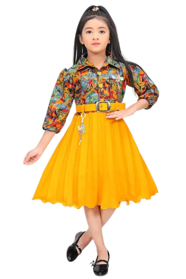 BSY_Rangoli_Print__Yellow_Frock