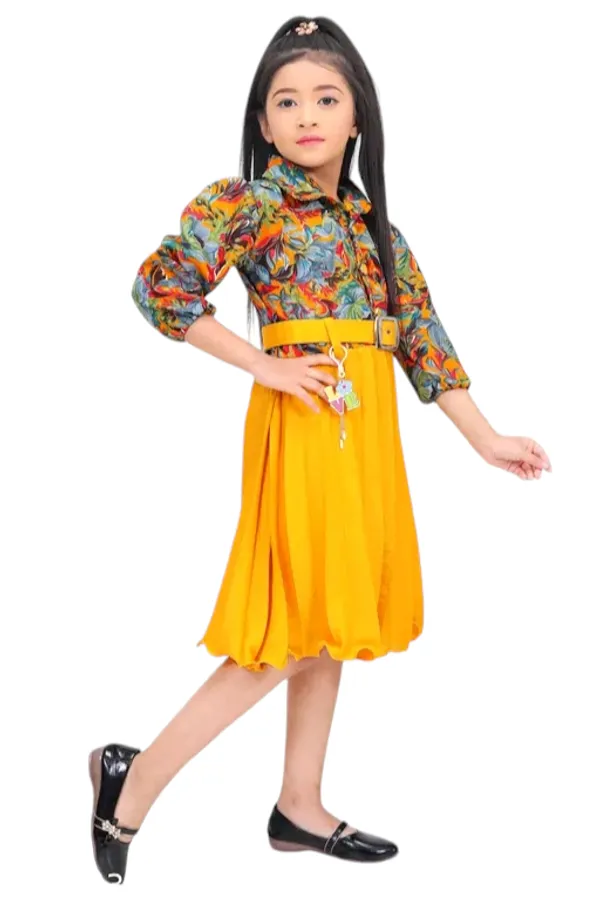BSY_Rangoli_Print__Yellow_Frock