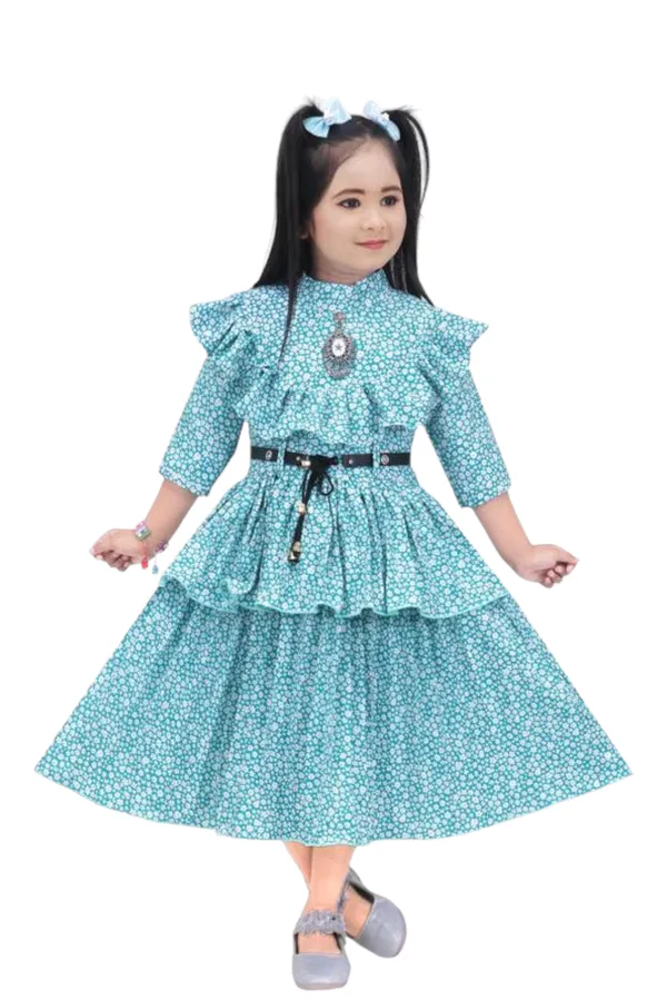 Bsy_Star_Print_Frock_Firoja