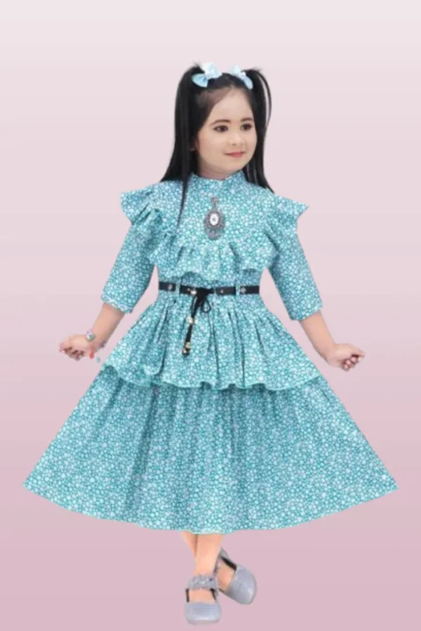 Bsy_Star_Print_Frock_Firoja