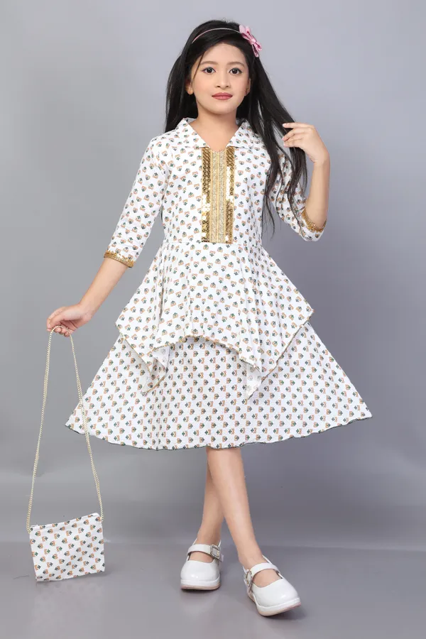 Rayon_Print_frock_Green