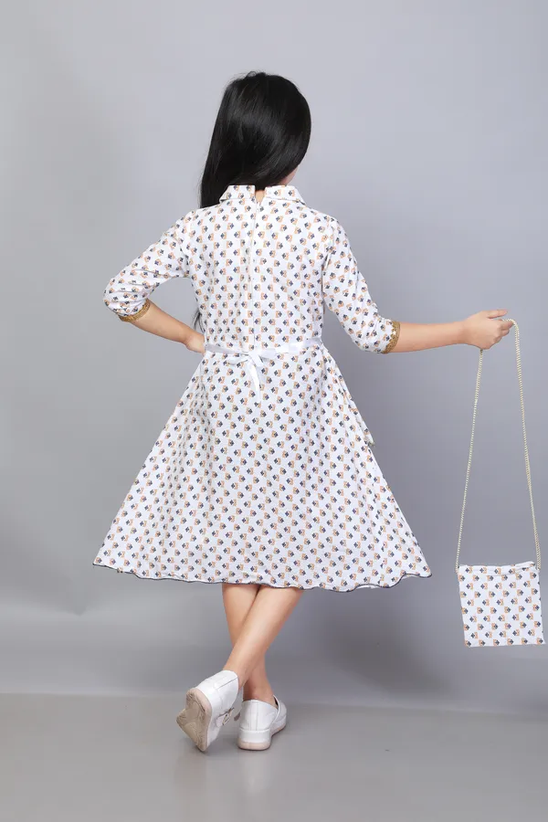 Rayon_Print_frock_Navy_blue