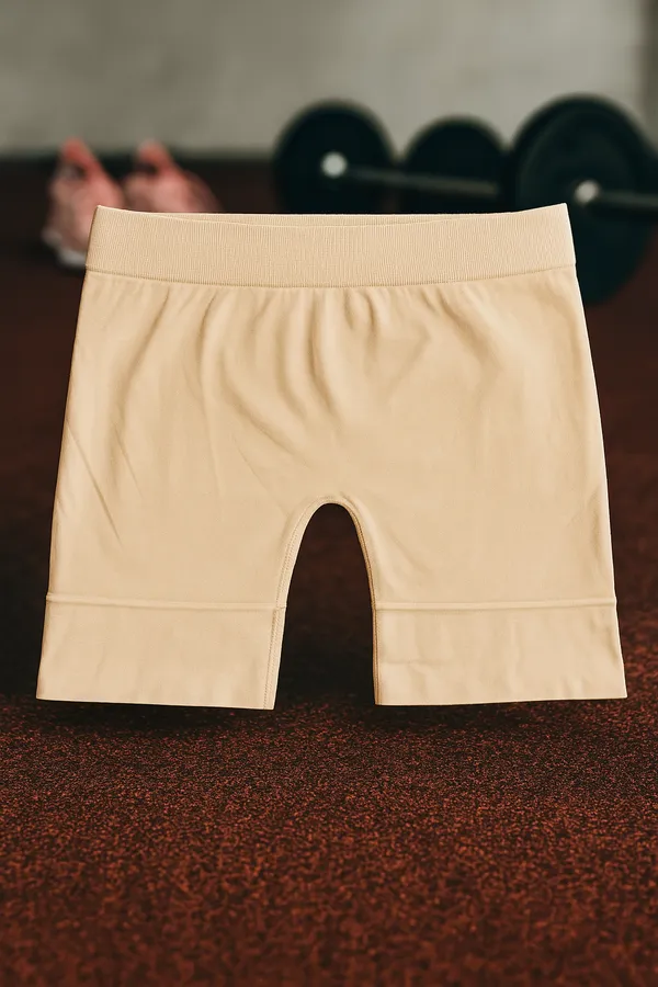 Beige_Cotton_Shorts_For_Women