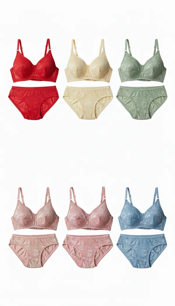 Women_Net_Non_Padded_Bra_And_Panty_Set_With_Lace