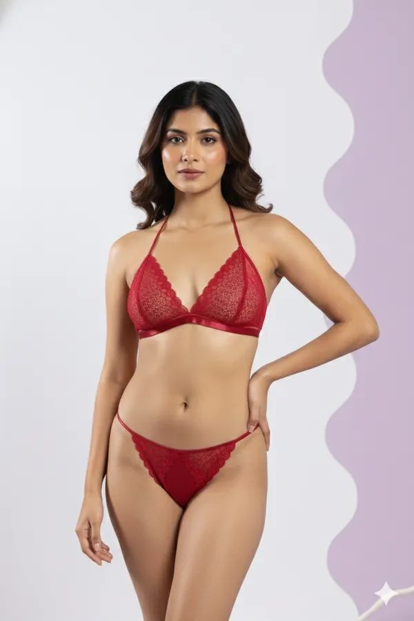 Women_Satin_Lace_3_Piece_Nightwear_Set