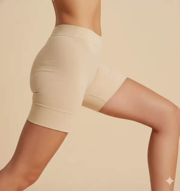 Beige_Cotton_Shorts_For_Women