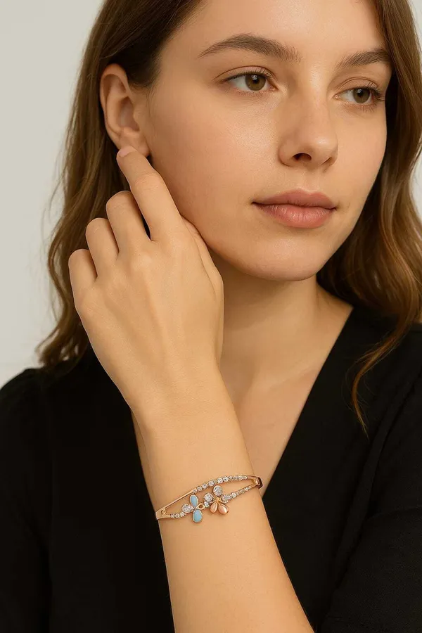 Multicolor_Alloy_Bangle_Bracelet_For_Women