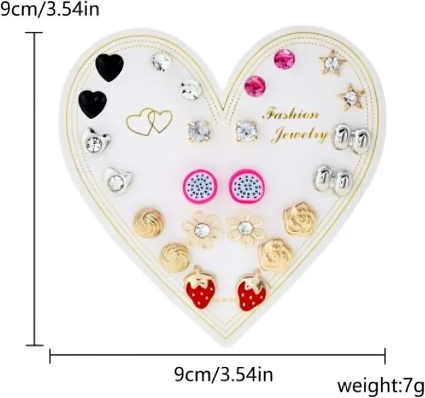 Multicolor_Alloy_Resin_Stud_Earring_For_Women
