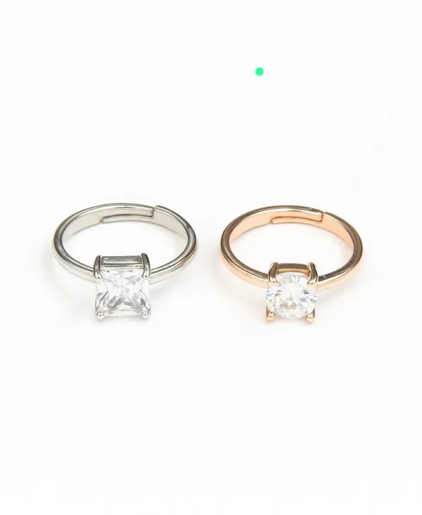 Elegant_Adjustable_Solitaire_Rings__Silver_&_Rose_Gold