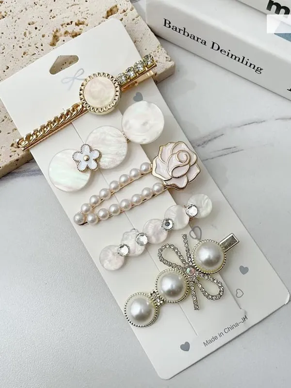 Pack_of_5_Pearl_&_Crystal_Hair_Clip_Set